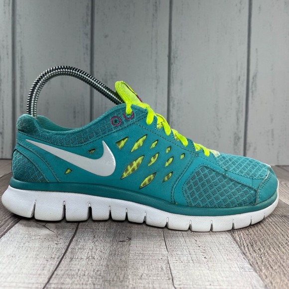 Nike Flex 2013 Run Women's Running Shoes Sneakers Teal Size 7 580440-300 - Picture 7 of 12